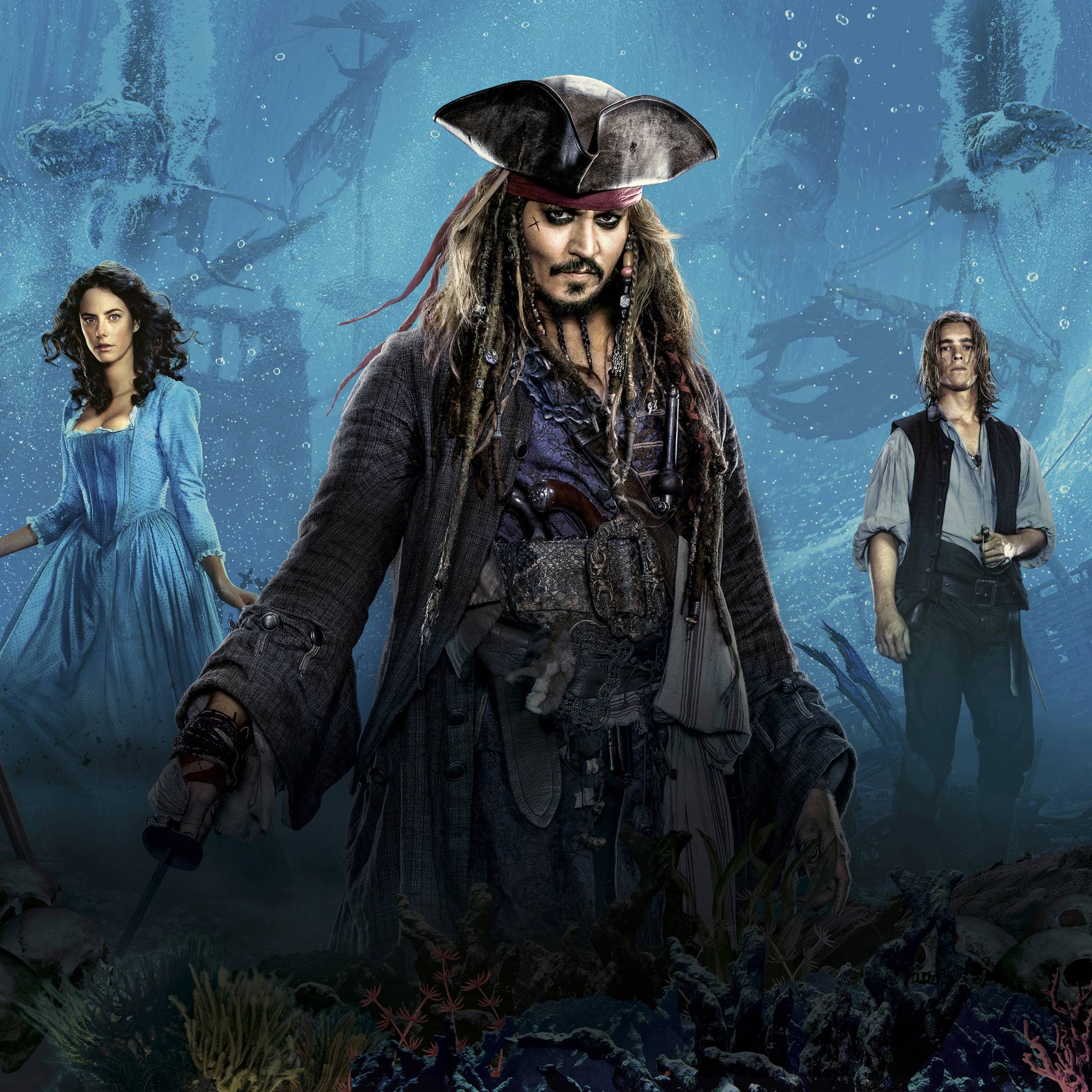 2048x2048 Pirates Of The Caribbean Dead Men Tell No Tales Characters iPad Air Wallpaper, HD Movies 4K Wallpaper, Image, Photo and Background