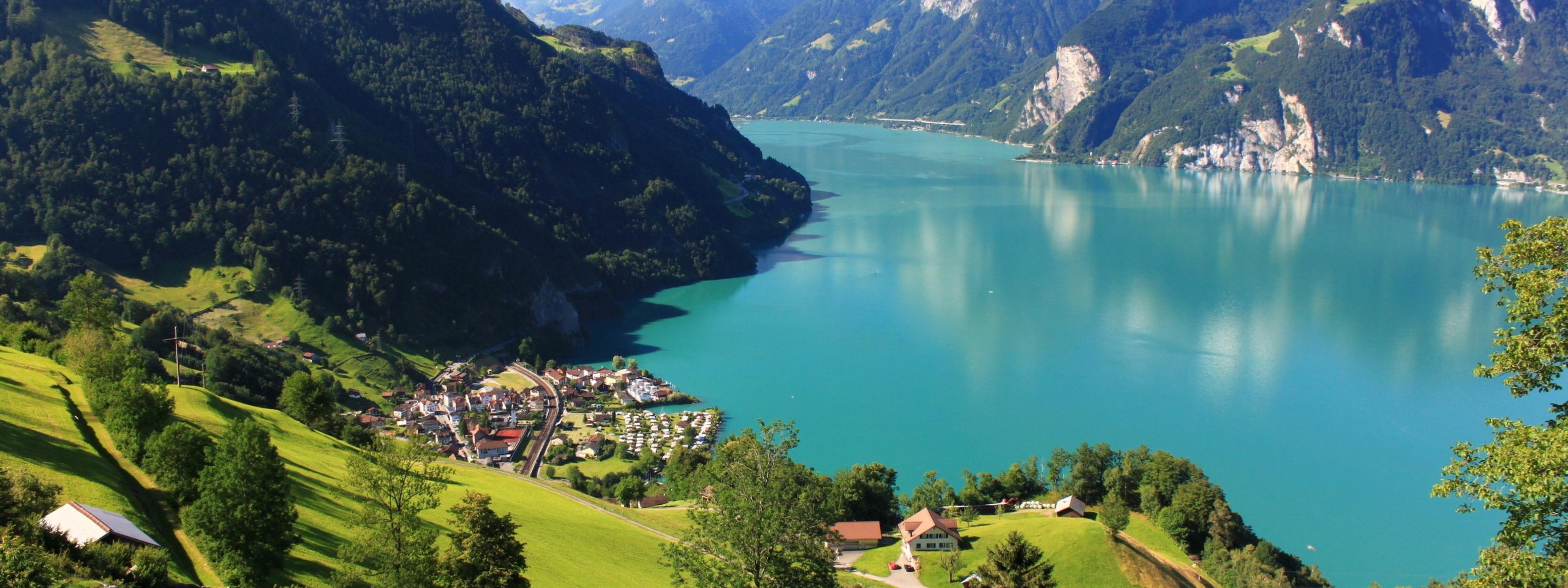 4096x1536 Wallpaper swiss, national, park, section Nature, size 2560x1600 Wide free image on desktop and phone