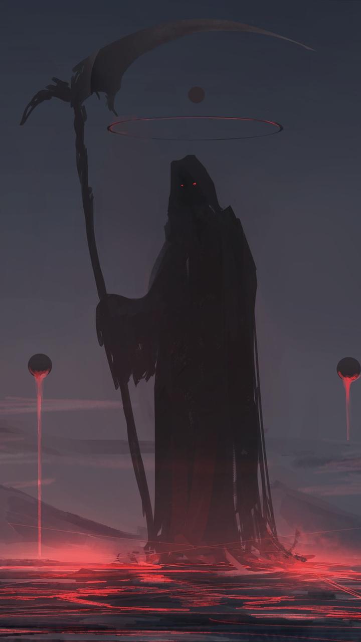 720x1280 Grim Reaper 4k Moto G, X Xperia Z Z3 Compact, Galaxy S Note II, Nexus HD 4k Wallpaper, Image, Background, Photo and Picture