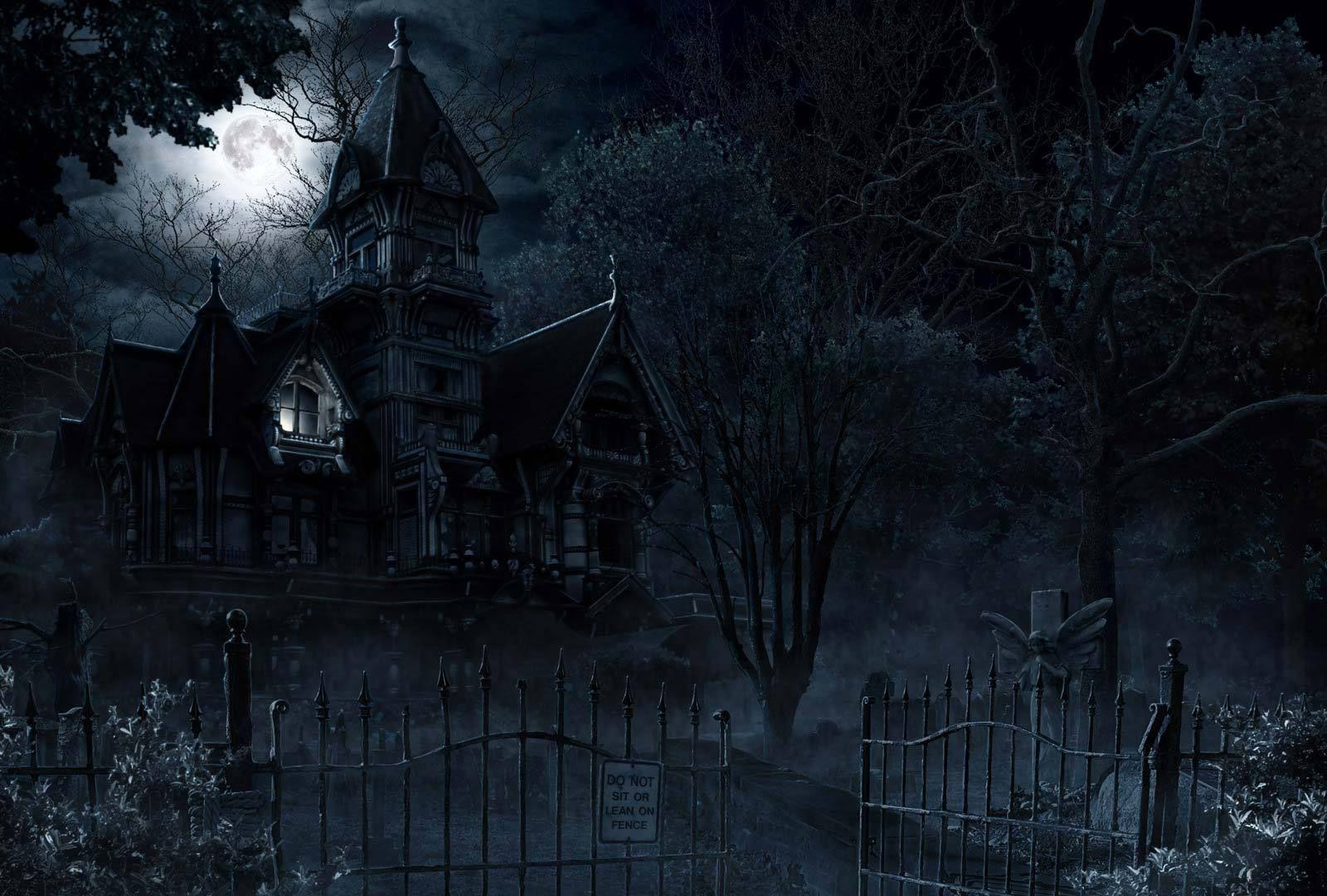 1600x1080 After Dark Photo: Haunted castle. Creepy houses, Creepy old houses, Spooky house