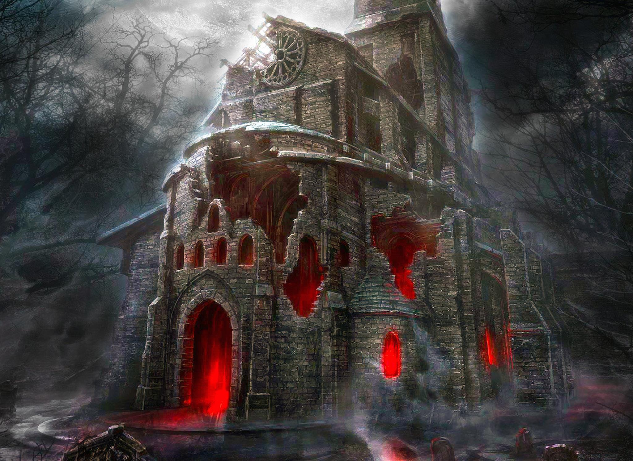 2048x1494 Spooky World Wallpaper