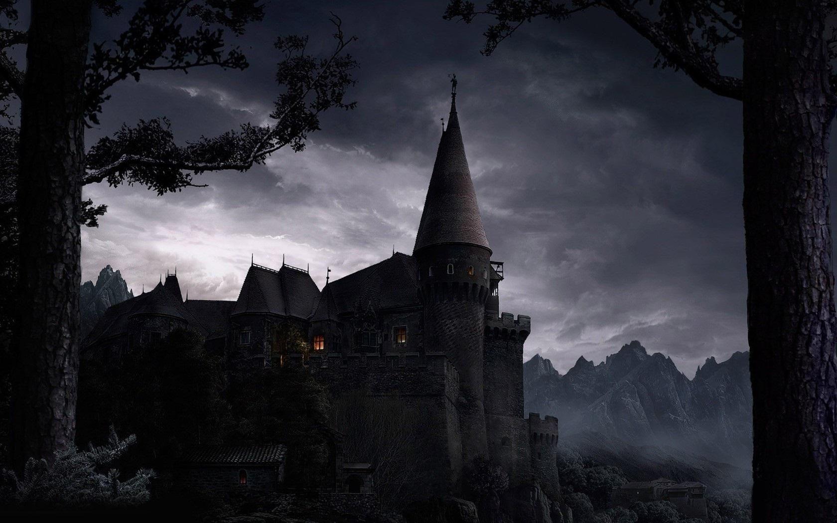 1680x1050 Dark Castle Wallpaper