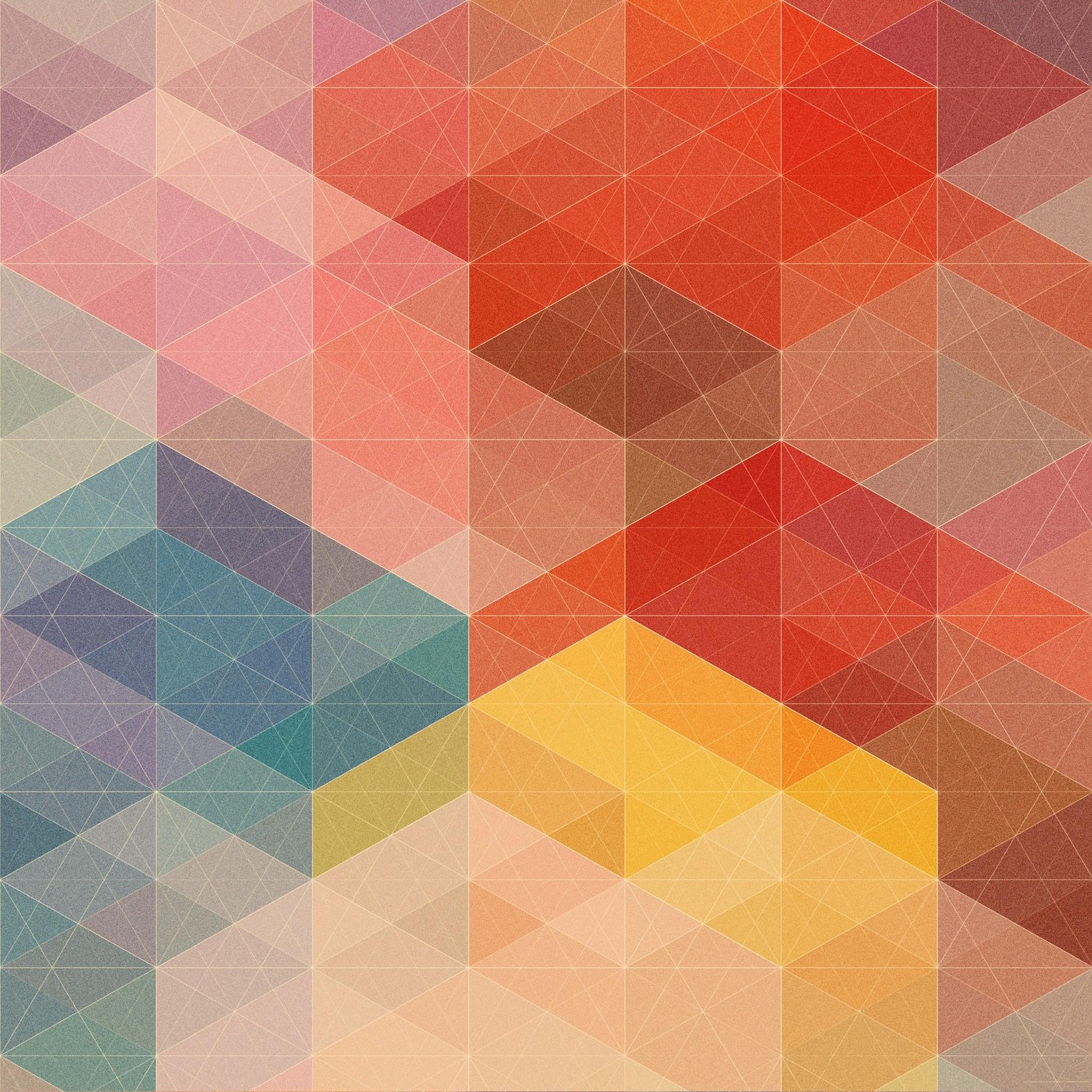 2048x2048 iPad Pro Retina Stock Wallpaper HD