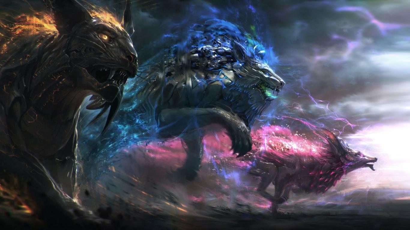 1366x768 Dark Fantasy Animals 1366x768 Resolution Wallpaper, HD Fantasy 4K Wallpaper, Image, Photo and Background