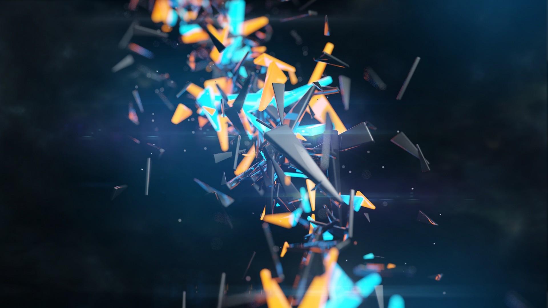 1920x1080 modern, Digital Art, Abstract, Shattered Wallpaper HD / Desktop and Mobile Background