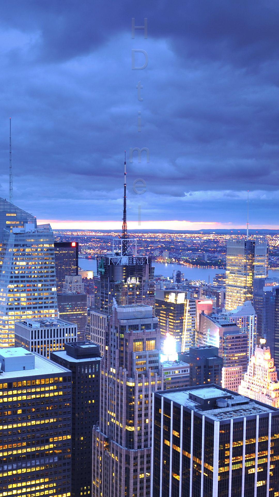 1080x1920 Manhattan Skyline iPhone 6 Plus HD Wallpaper HD Download