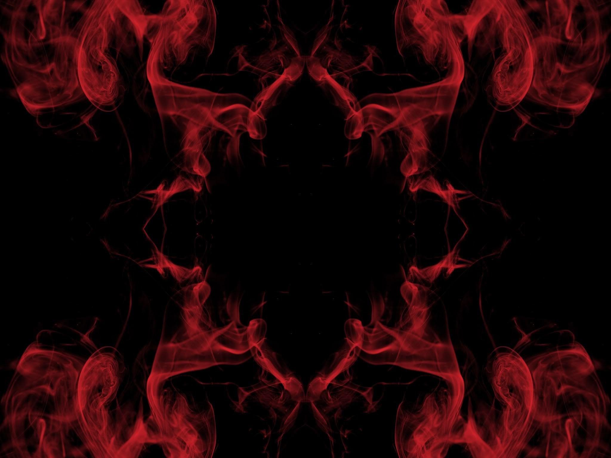 2048x1536 4k Red And Black Smoke Wallpaper