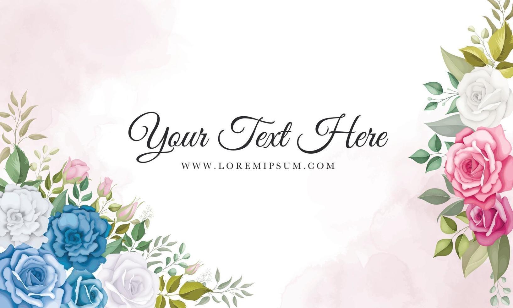 1633x980 Beautiful hand drawn floral background