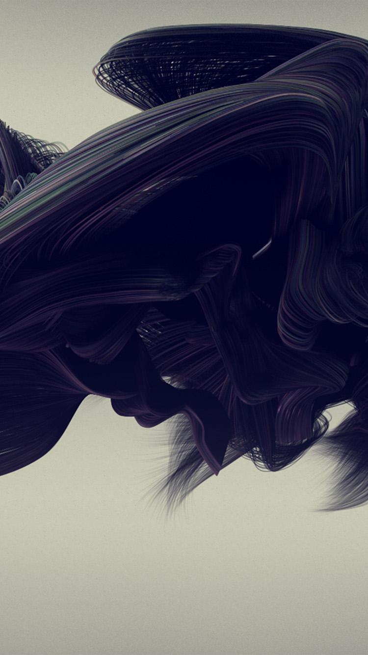 750x1334 Smoke Line Abstract Pattern Background Dark