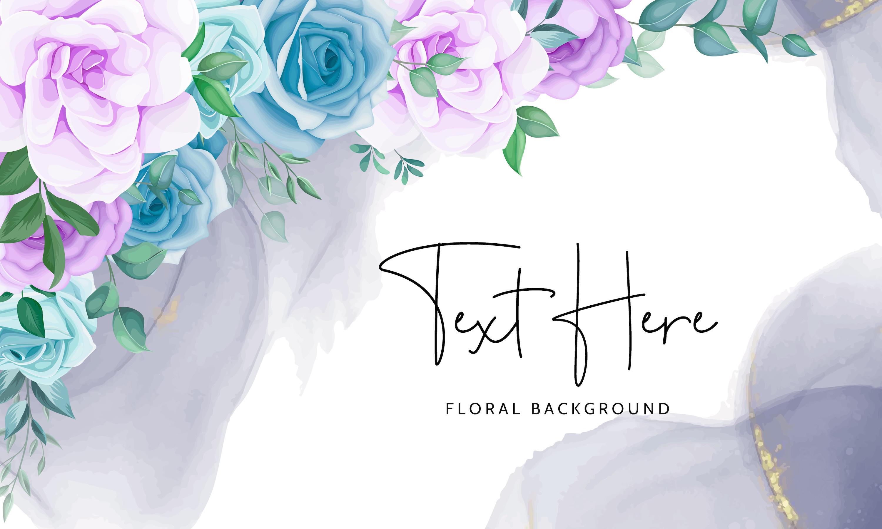 3000x1800 Elegant Hand Drawing Floral Background Graphic by dinomikael01 · Creative Fabrica