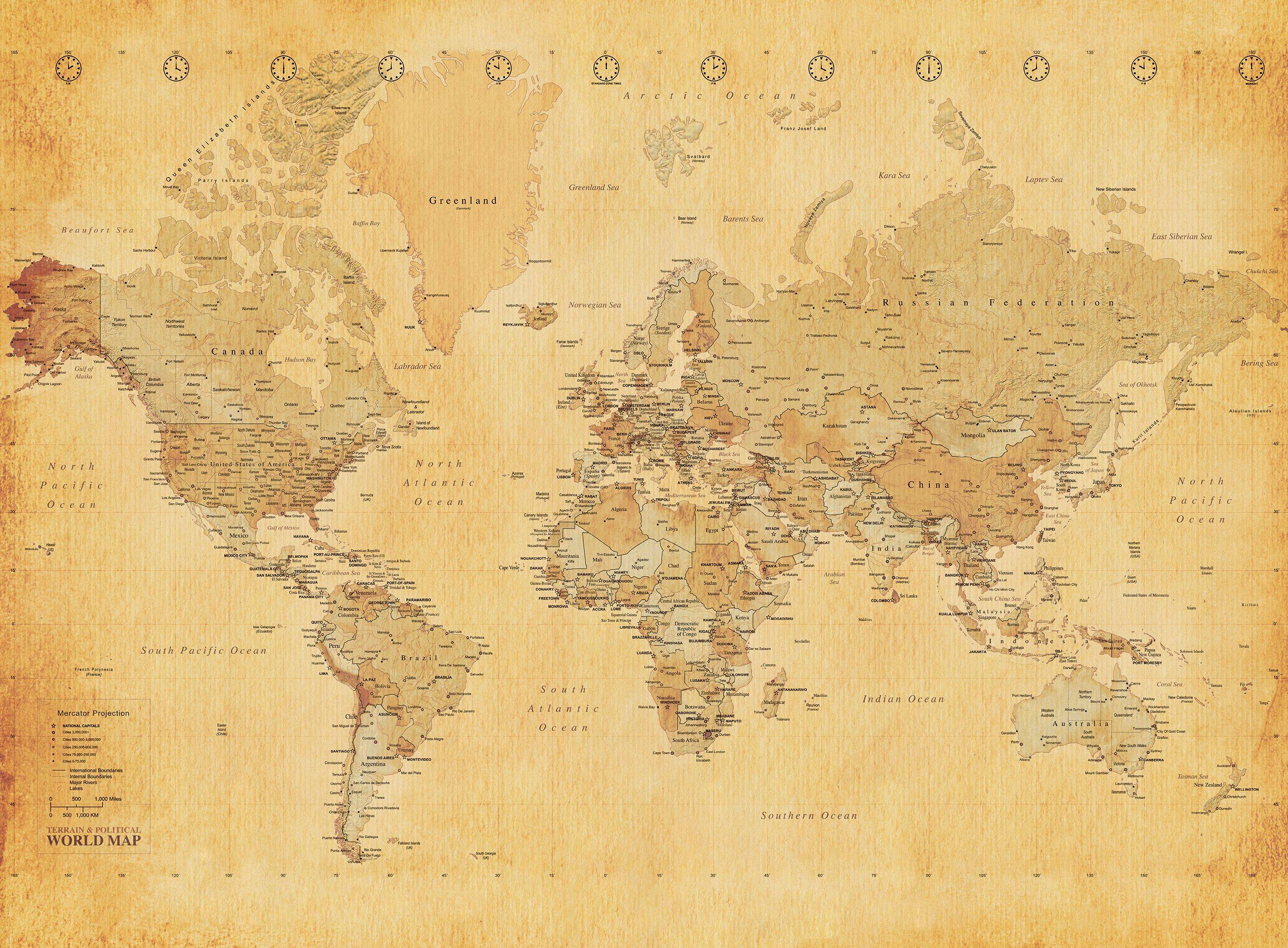 2673x1969 Free Download Antique Map Background