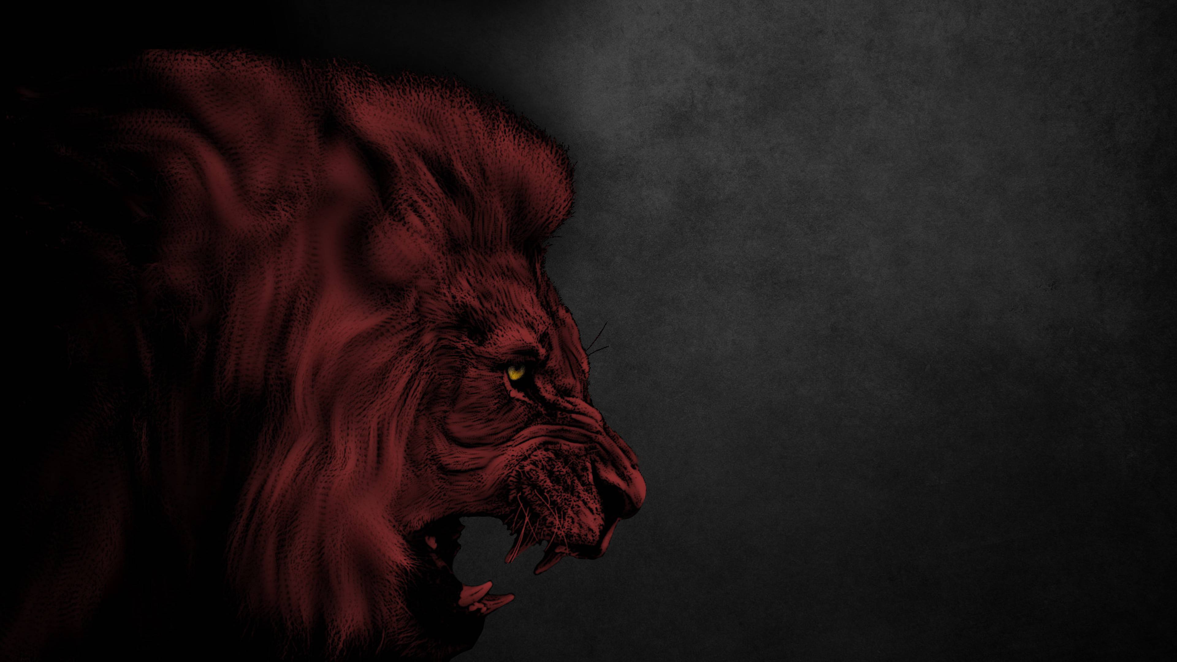 Lion Art 4K Wallpapers - Top Free Lion Art 4K Backgrounds - WallpaperAccess