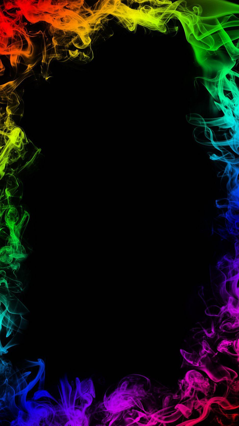 938x1668 Download Wallpaper 938x1668 Smoke, Colorful, Colored Smoke, Frame Iphone 8 7 6s 6 For Parallax HD Background