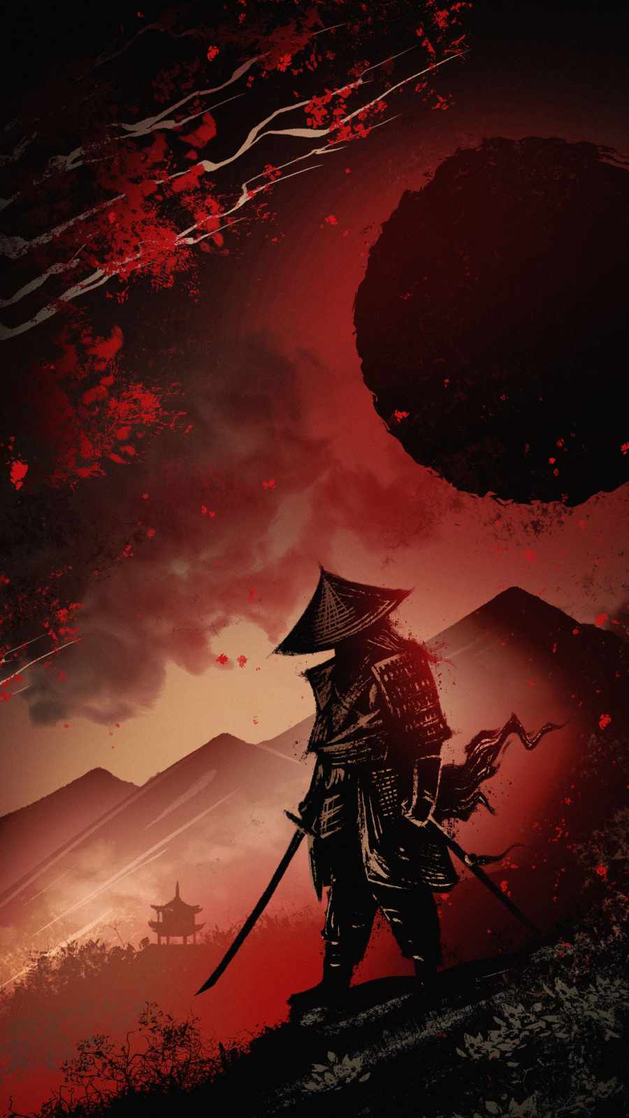900x1600 Samurai With Sword IPhone Wallpaper Wallpaper : iPhone Wallpaper