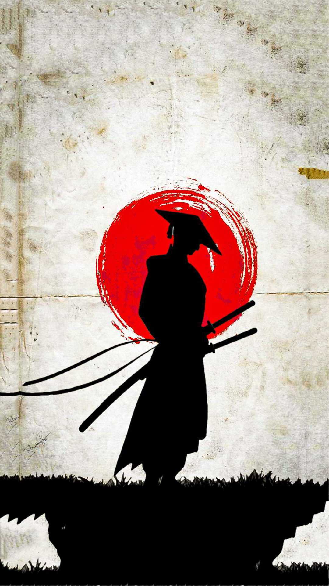 1080x1920 Samurai Wallpaper