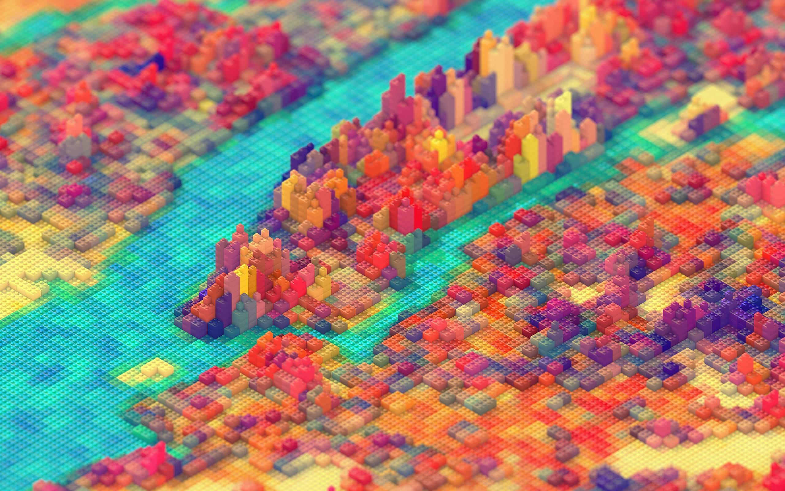 2560x1600 Lego Abstract, HD Abstract, 4k Wallpaper, Image, Background, Photo and Picture