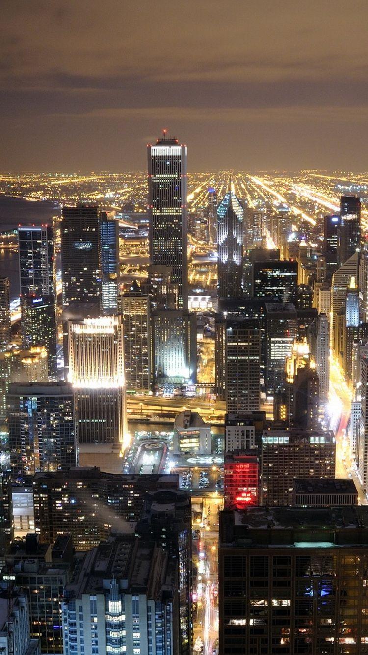 750x1334 iPhone BGs Chicago Skyline IPhone 6 Wallpaper
