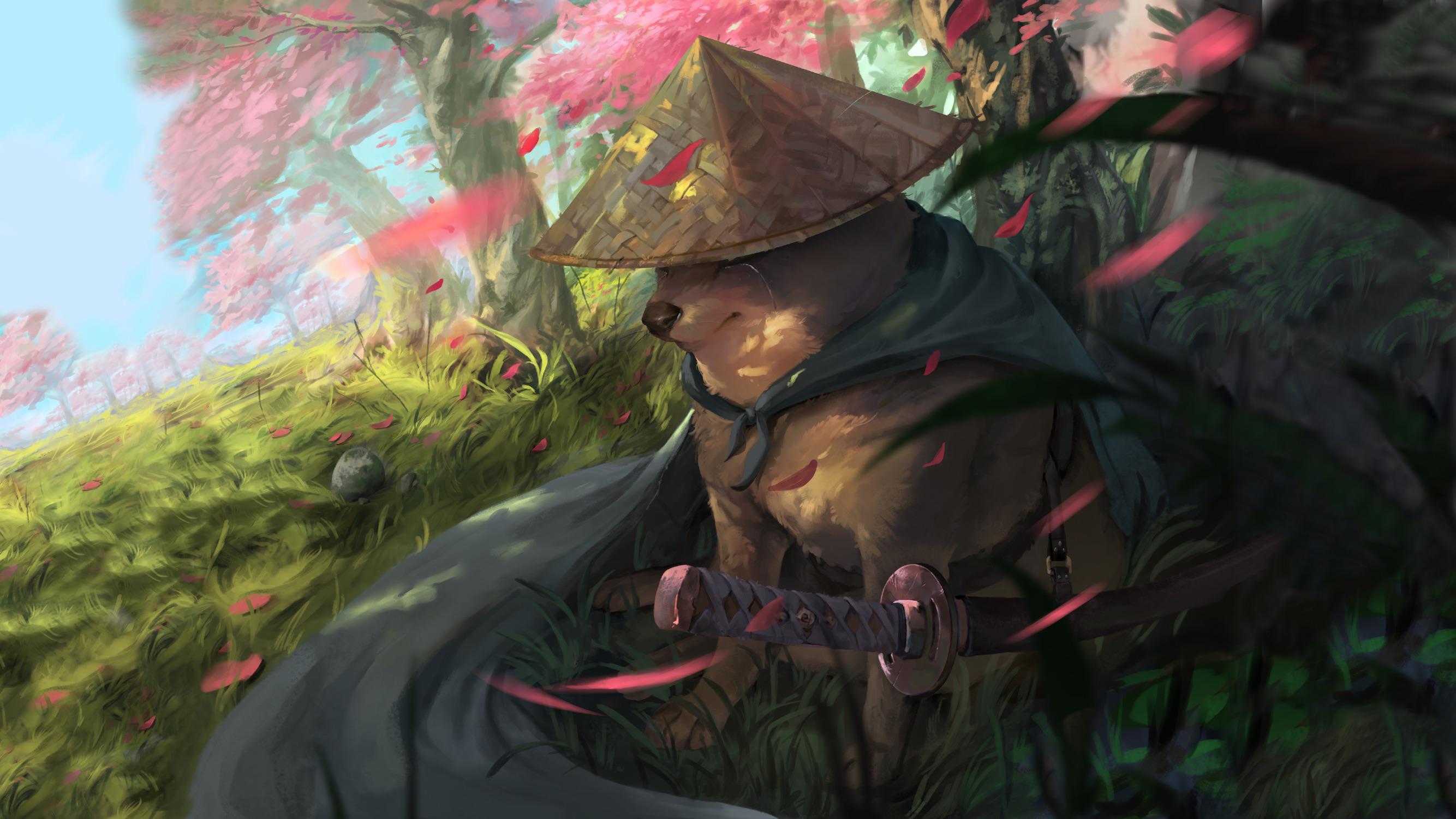 2668x1501 Samurai doge [3840x2160]
