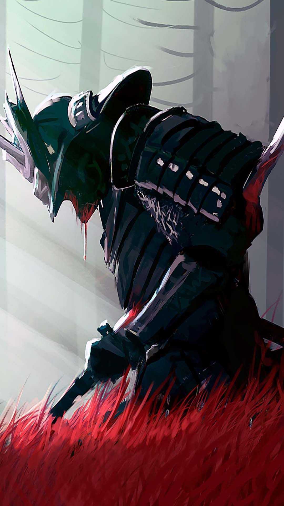 1080x1920 4K Samurai Wallpaper