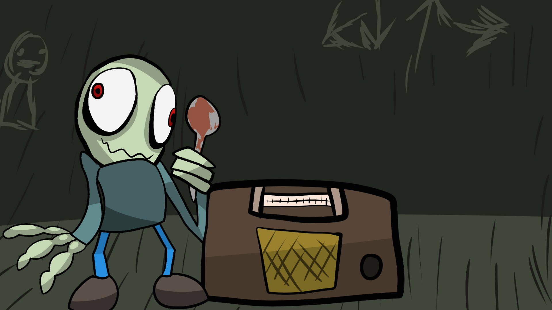 1920x1080 Salad Fingers In Friday Night Funkin' Style By FahadLami NG On Newgrounds