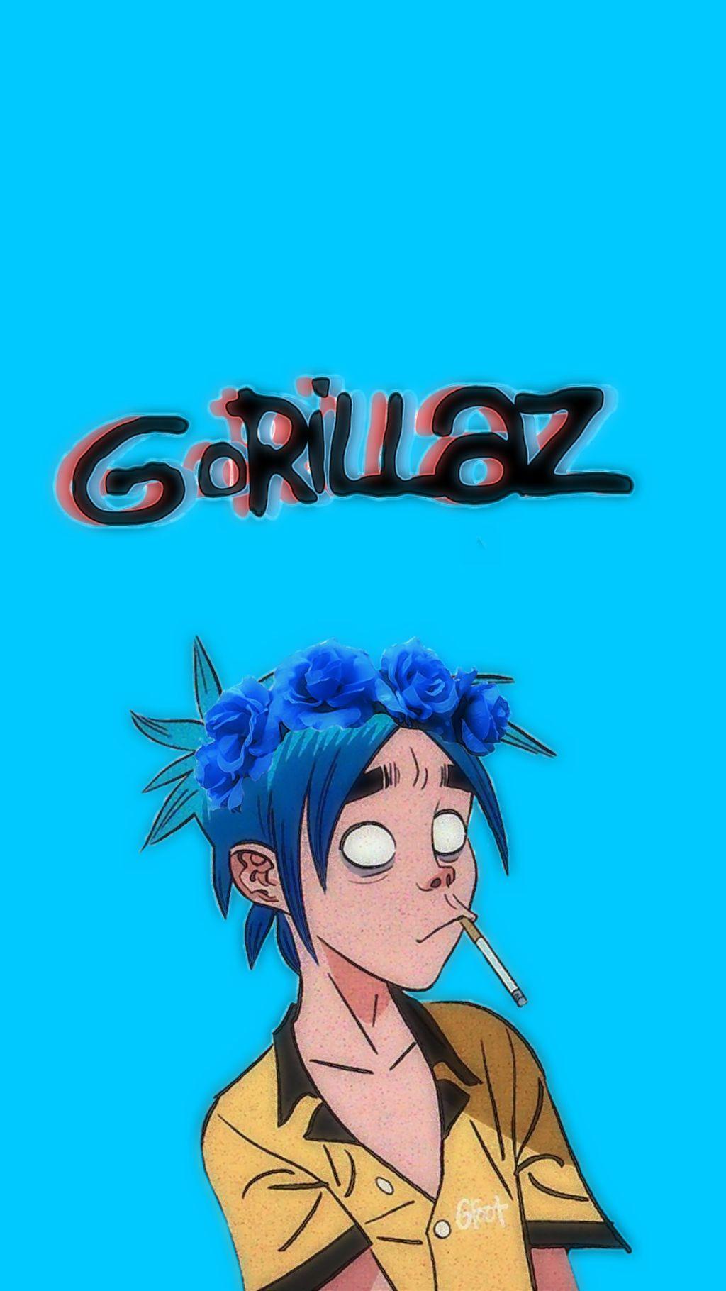 1024x1820 Gorillaz Mobile Wallpaper