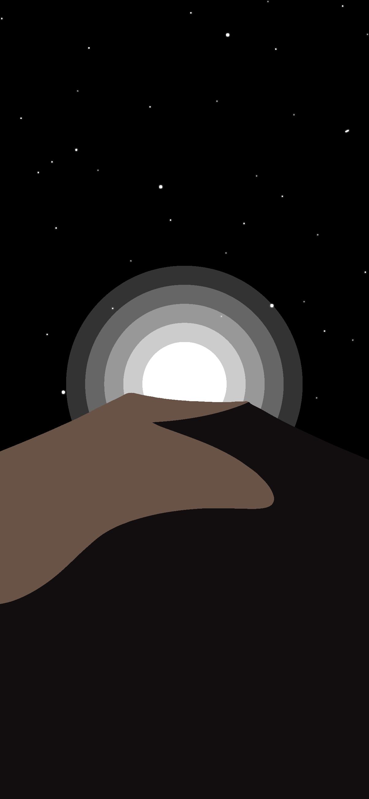 1205x2609 iphone wallpaper minimalist desert night