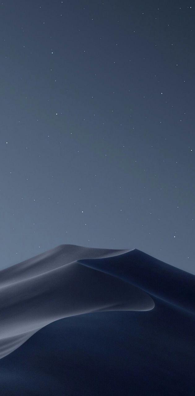 630x1280 Night desert wallpaper