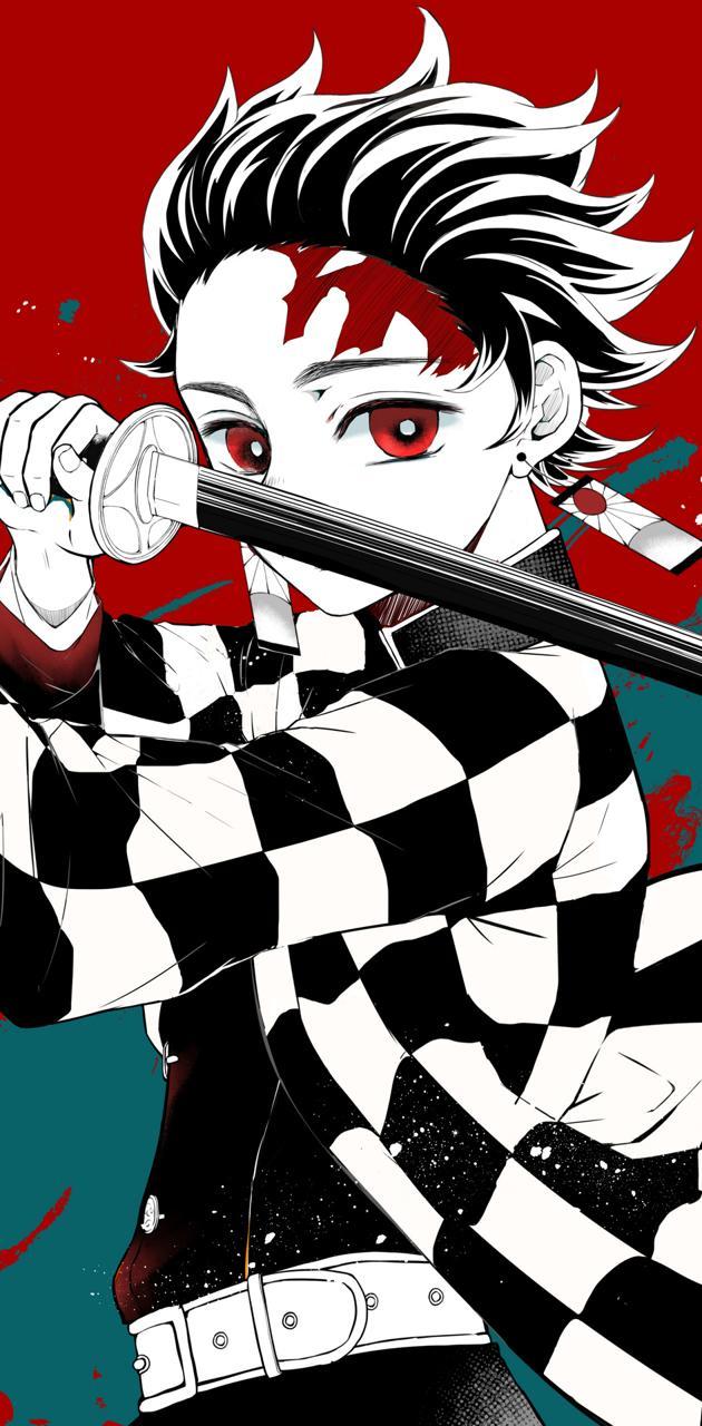 630x1280 Tanjiro wallpaper