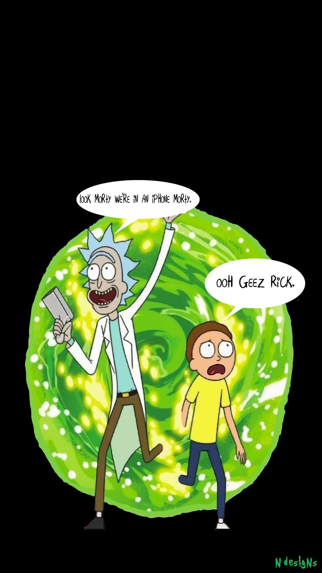 Rick and Morty Family Wallpaper iPhone Phone 4K #9290e