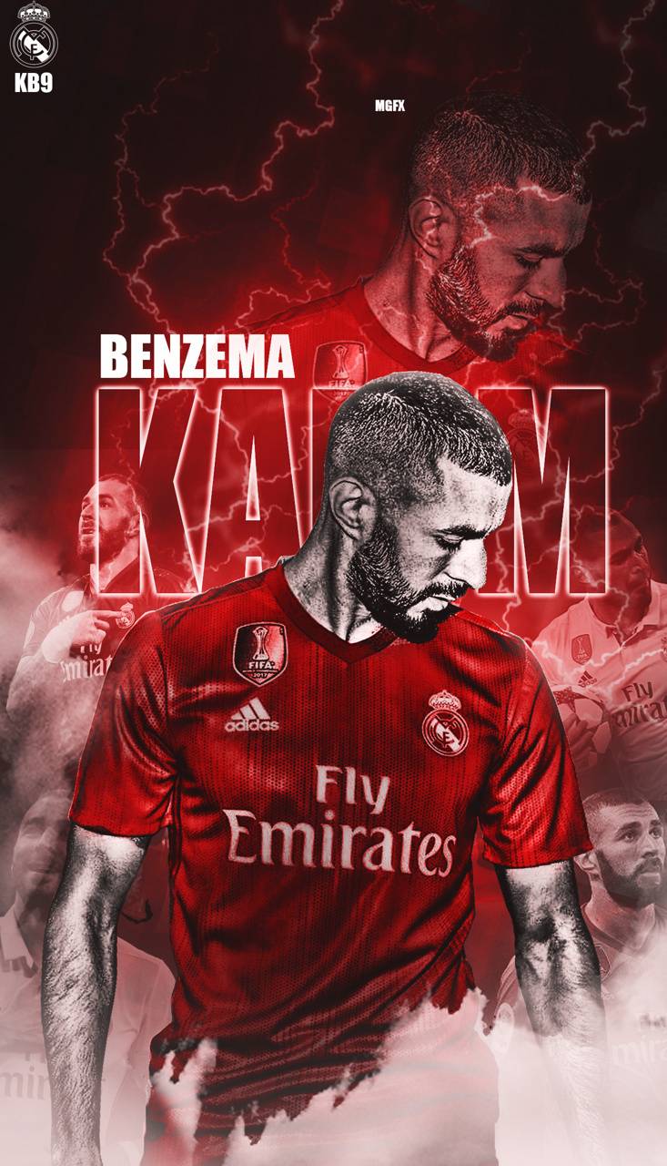 733x1280 Benzema Wallpaper