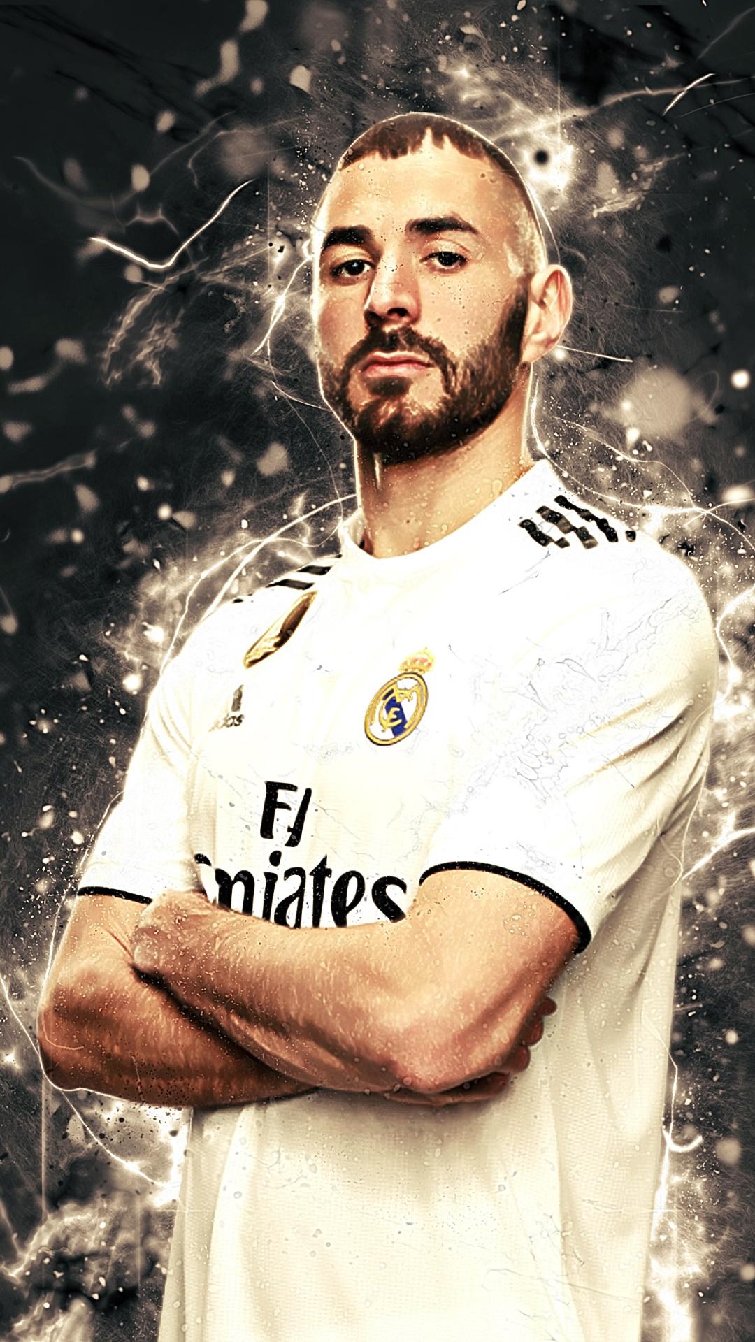 1080x1920 Wallpaper / Sports Karim Benzema Phone Wallpaper, Real Madrid C.F., Soccer, French, 1080x1920 free download