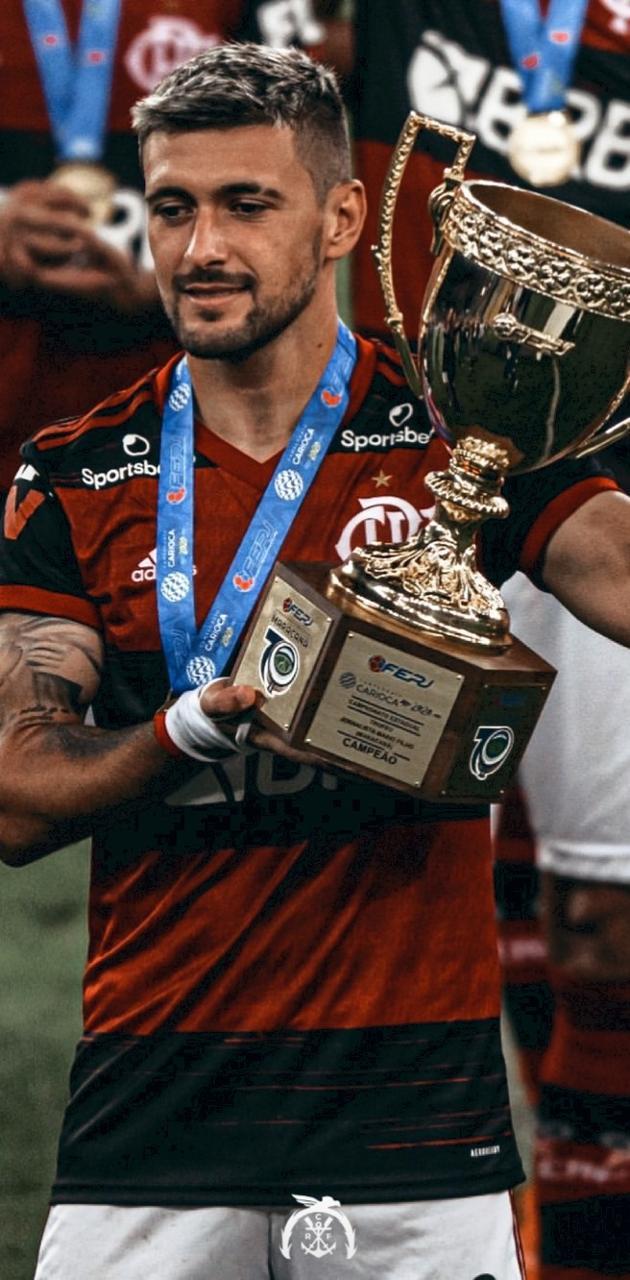 630x1280 Flamengo Arrascaeta wallpaper