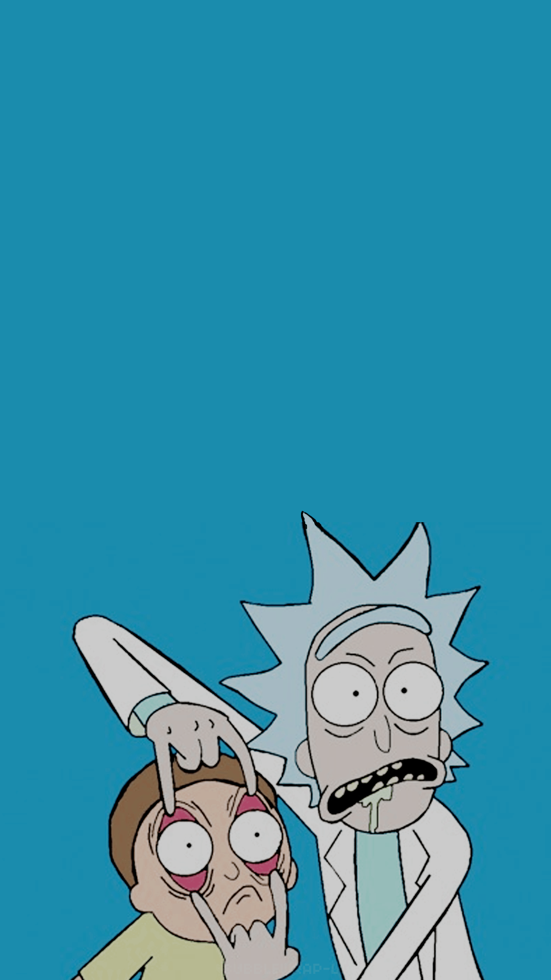 Rick and Morty Lightsaber Wallpaper iPhone Phone 4K #9420e