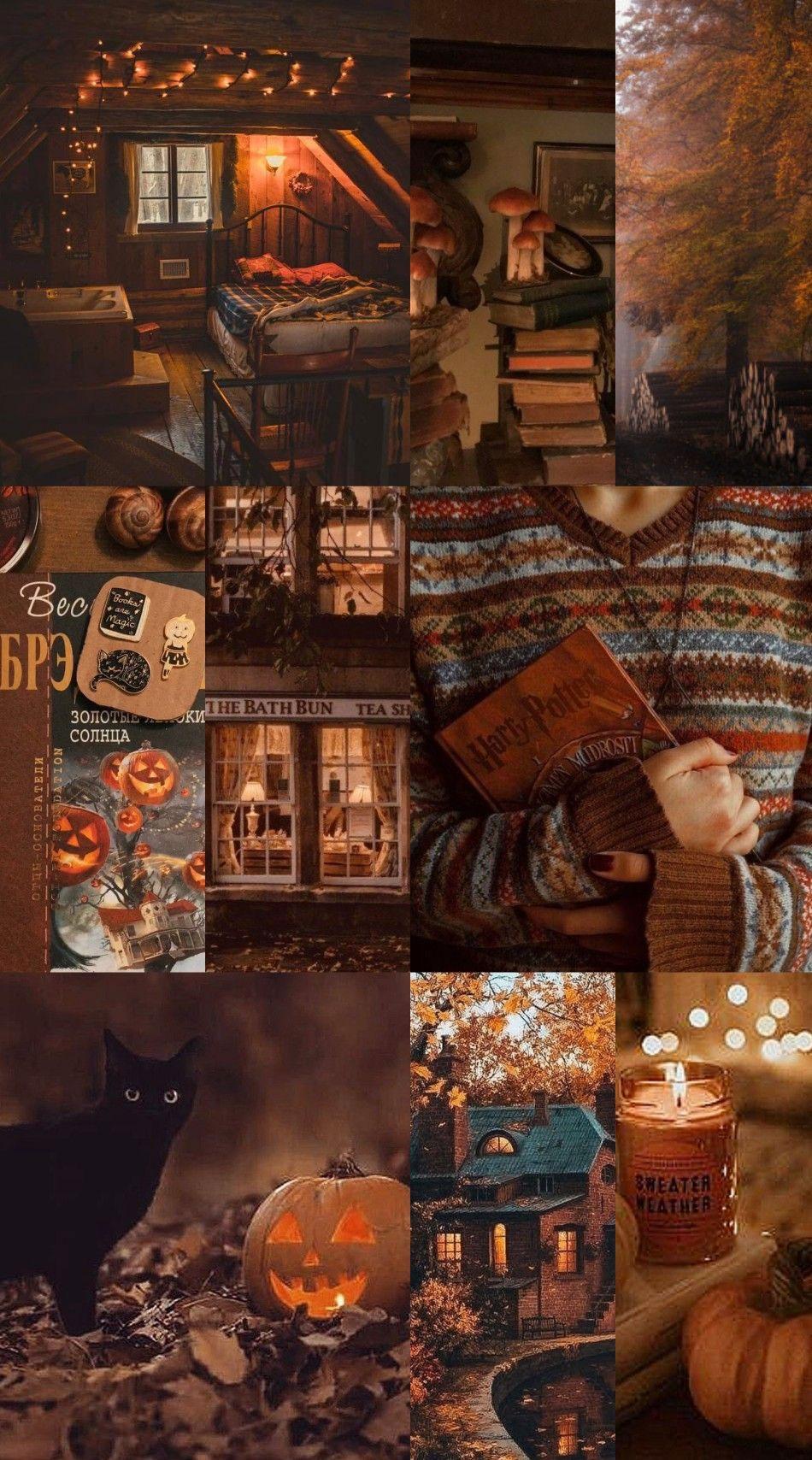 950x1708 Cute Brown Aesthetic Wallpaper for Phone : Brown Collage Autumn I Take You. Wedding Readings. Wedding Ideas