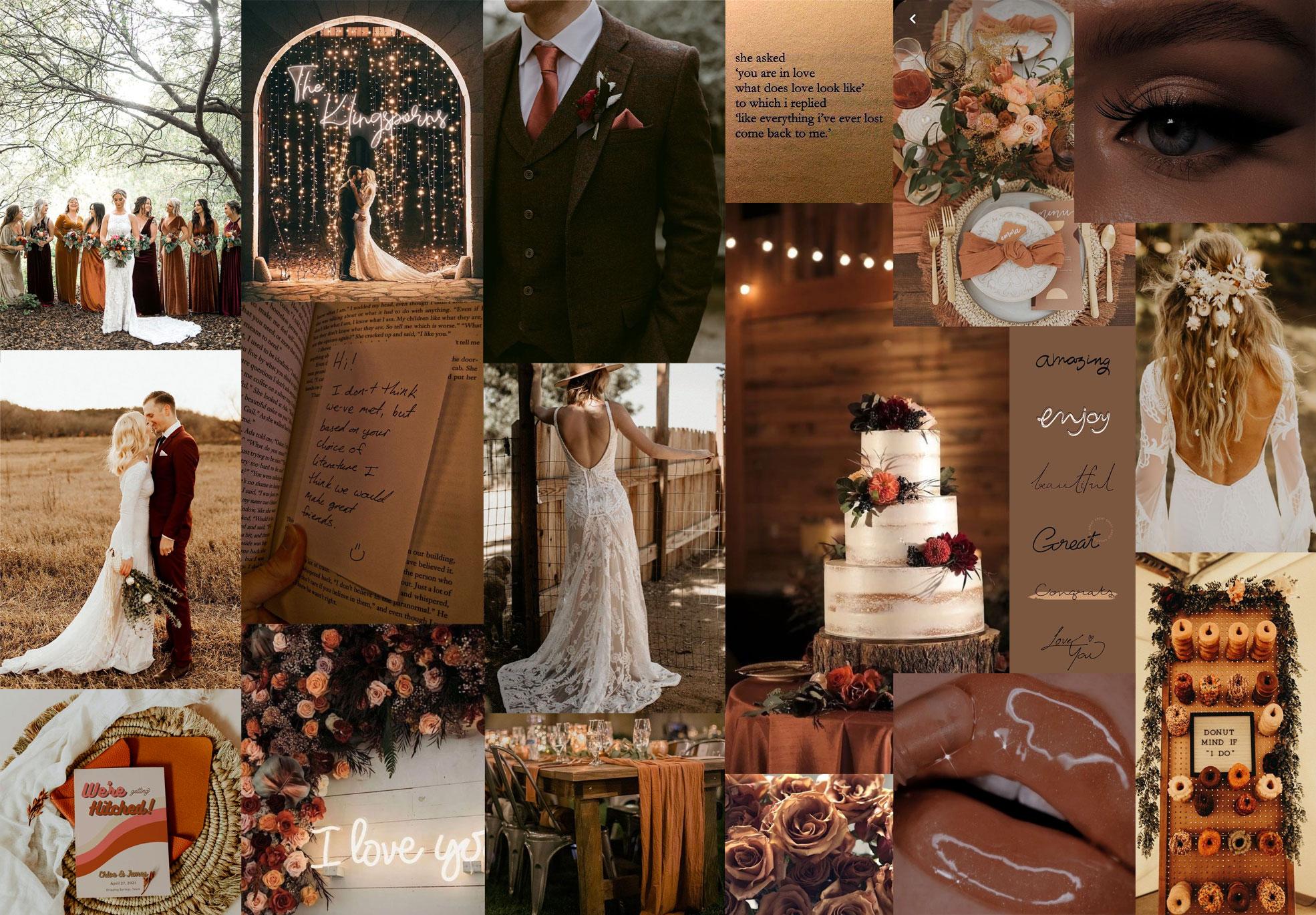 1970x1370 Brown Collage Wallpaper : Shades of Brown