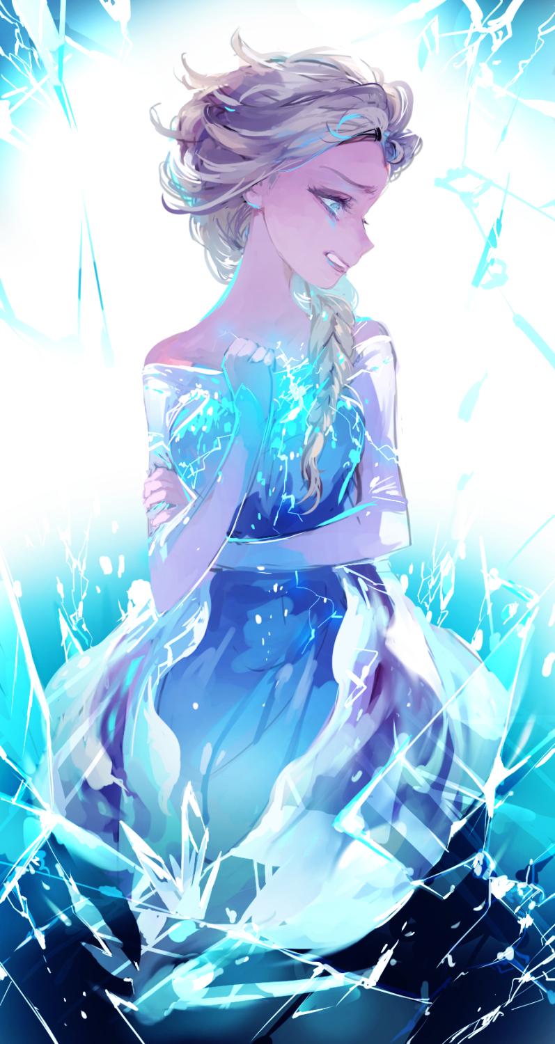 797x1500 Elsa the Snow Queen, Mobile Wallpaper Anime Image Board