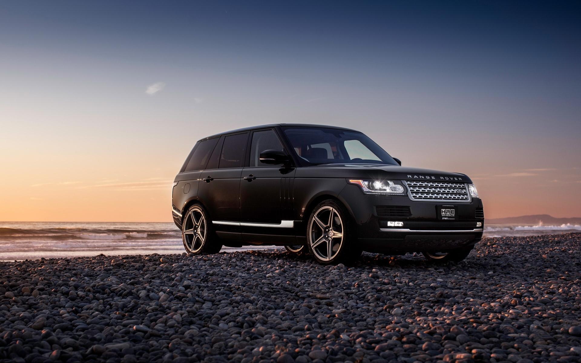 1920x1200 Stunning Black Range Rover HD Wallpaper