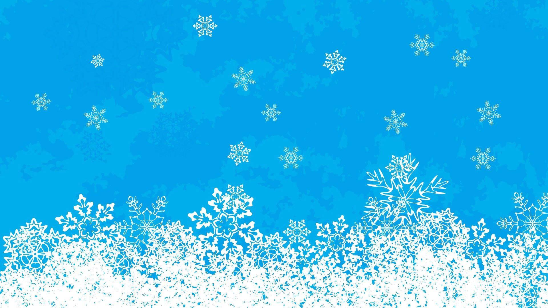 1920x1080 Download Christmas Themed Bright Snowflakes Art Wallpaper