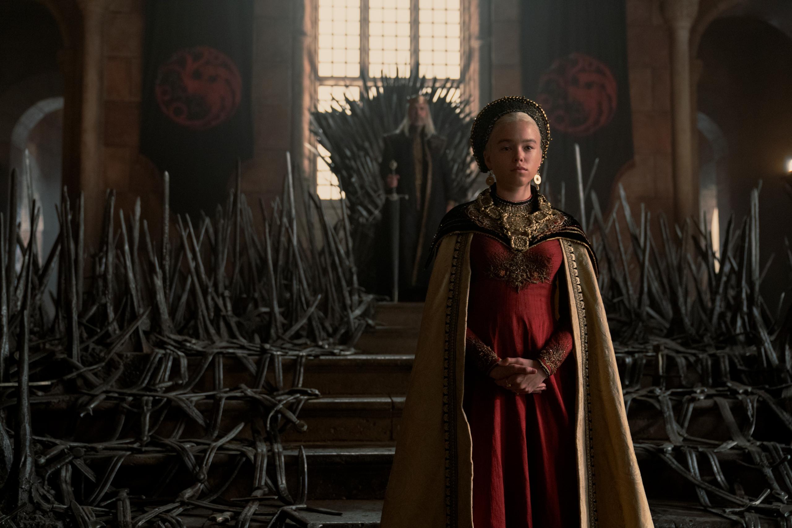 2560x1707 House Of The Dragon Rhaenyra Targaryen House Targaryen TV Sword Princess Iron Throne Wallpaper:2560x1707