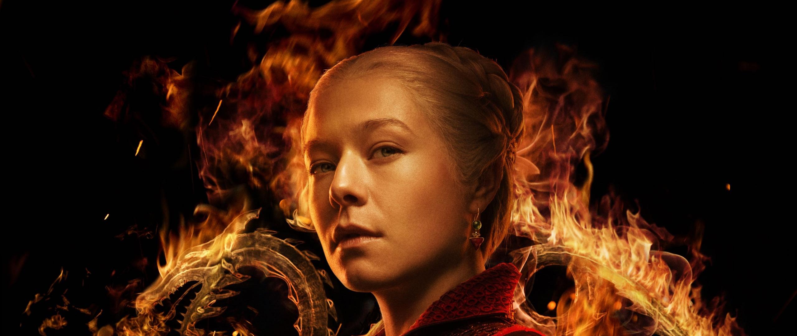 2560x1080 House of the Dragon Wallpaper 4K, Emma D'Arcy, Princess Rhaenyra Targaryen, Movies