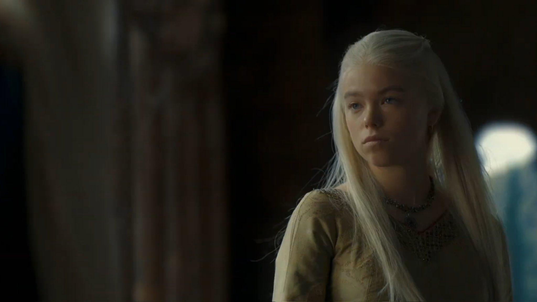 2048x1152 out of context house of the dragon of Rhaenyra Targaryen from the trailer. #HouseoftheDragon #RhaenyraTargaryen