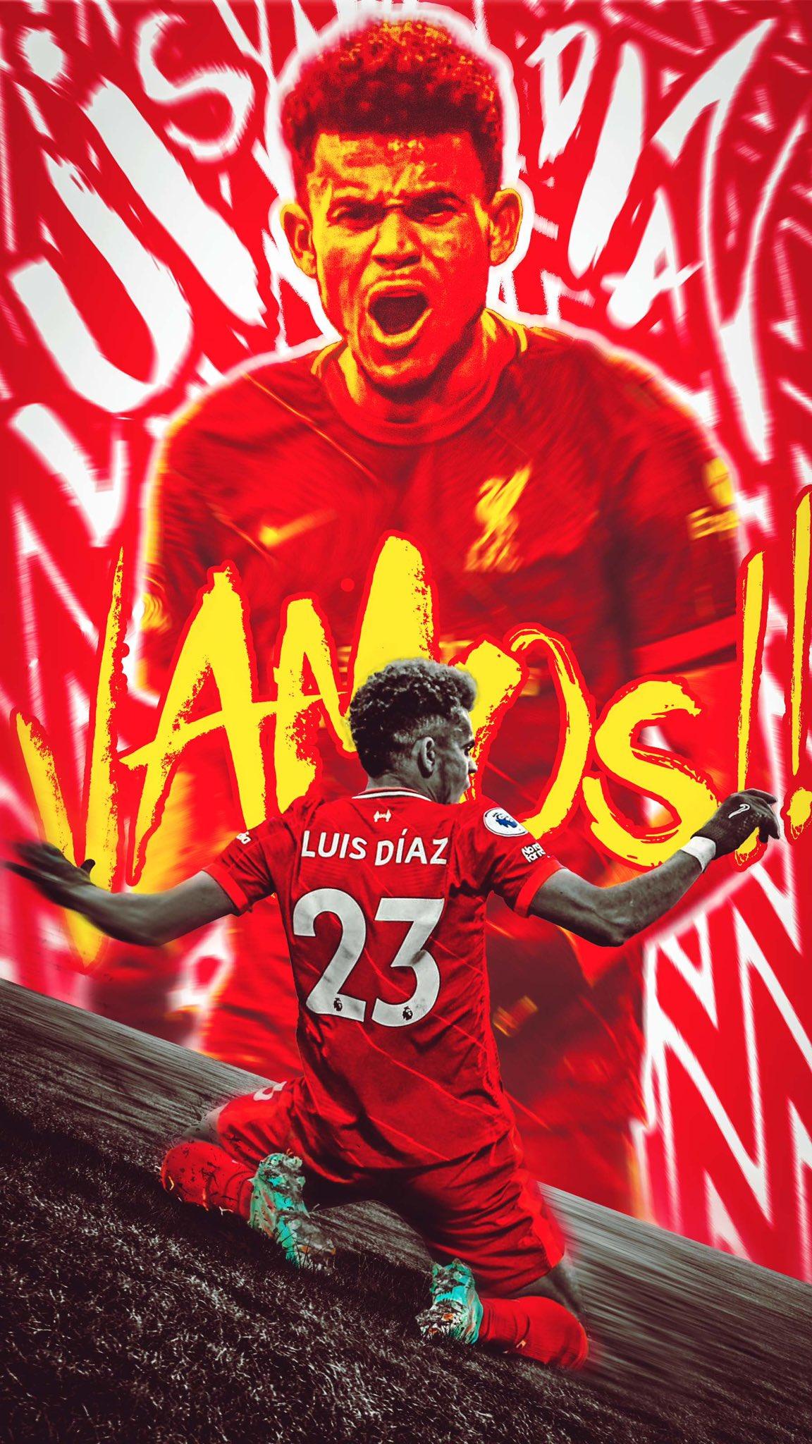 1152x2048 Luis Diaz Liverpool Wallpaper