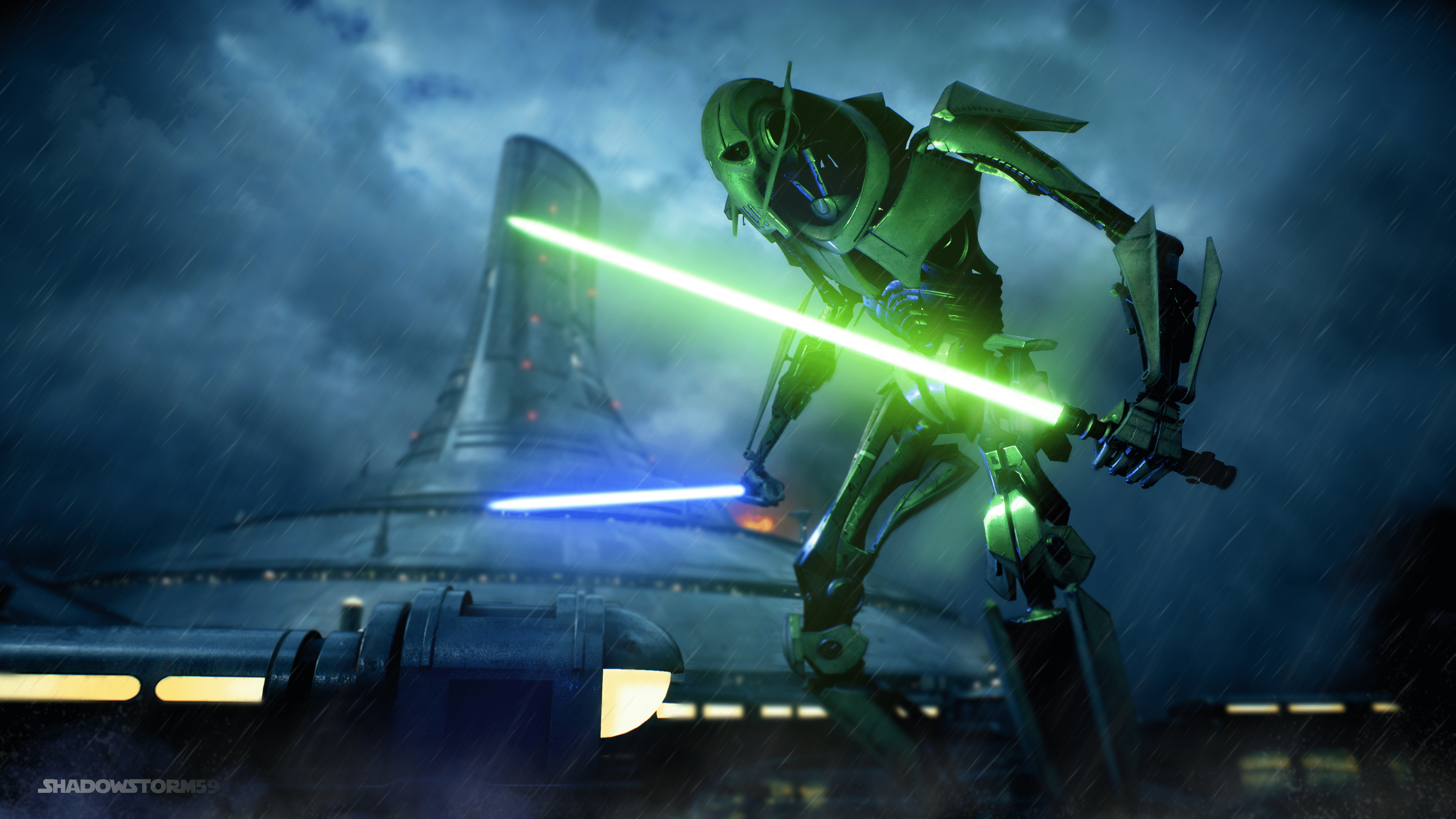 3840x2160 GRIEVOUS on Kamino 4k wallpaper, Live wallpaper soon ;)