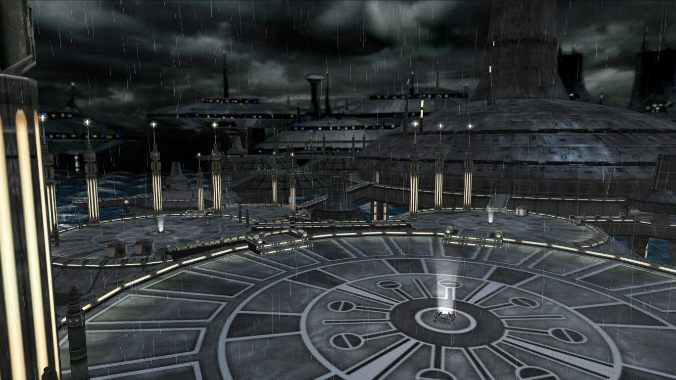 1366x768 Kamino. Sci fi landscape, Sci fi, Starship