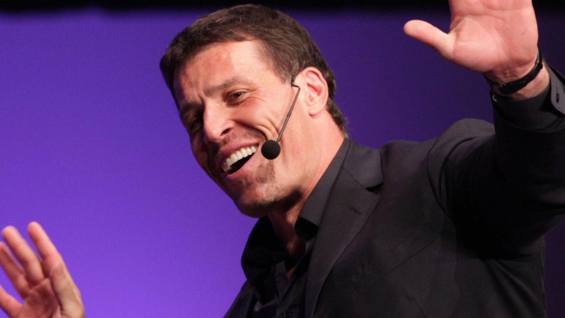 1920x1080 The Perfect Tony Robbins Quote for Smart, Innovative Entrepreneurs