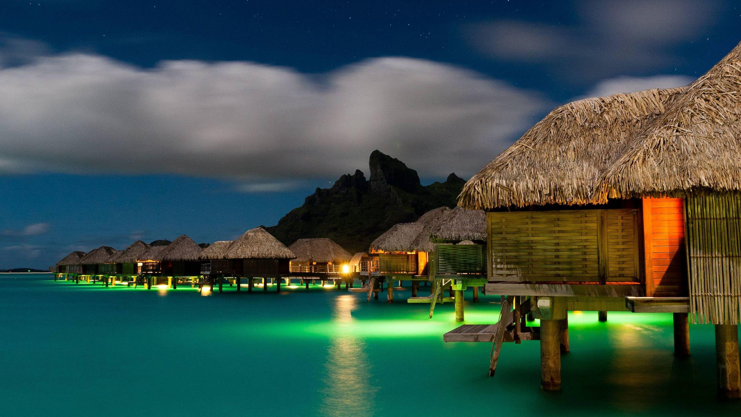 2560x1440 Bora Bora Beach wallpaper in 2560x1440 resolution
