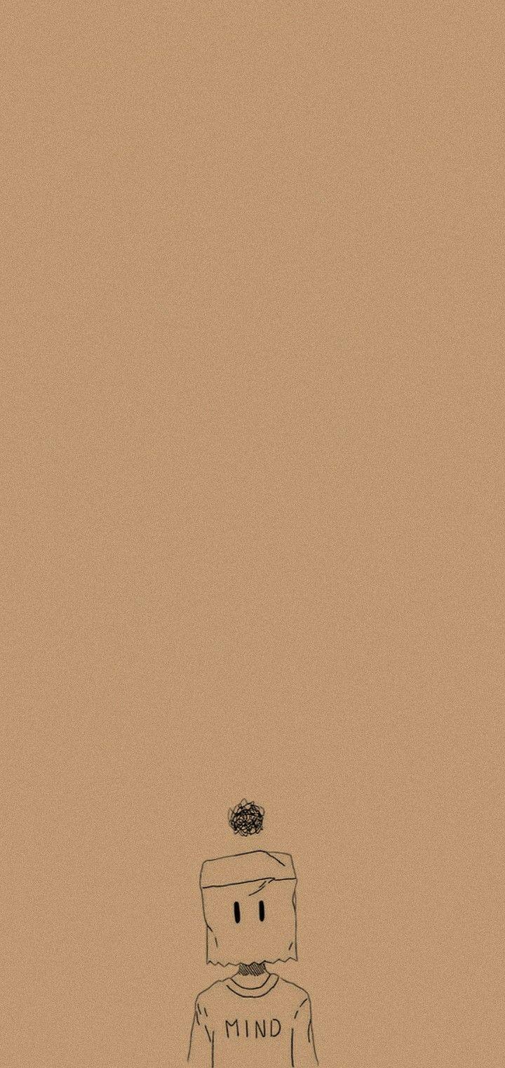 Free: Beige iPhone wallpaper, cute memphis