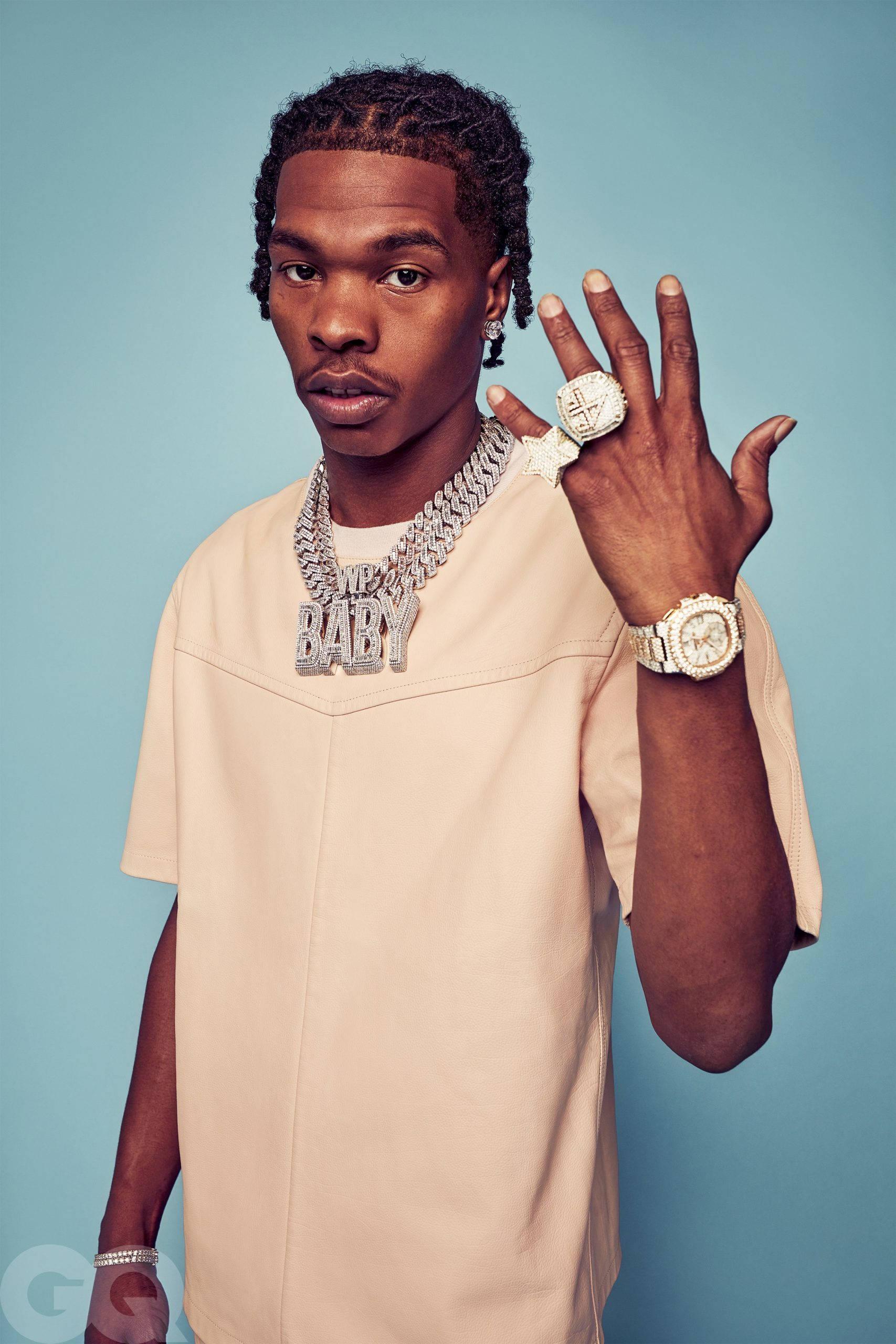 1707x2560 Download Lil Baby Diamond Jewelry Wallpaper