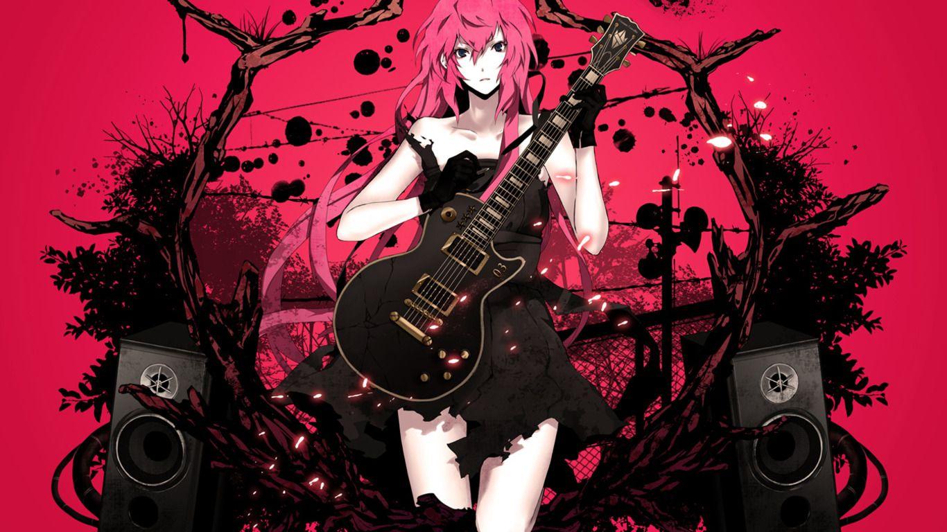 1366x768 Anime Music Gothic Image Collection HD Desktop Wallpaper, Instagram