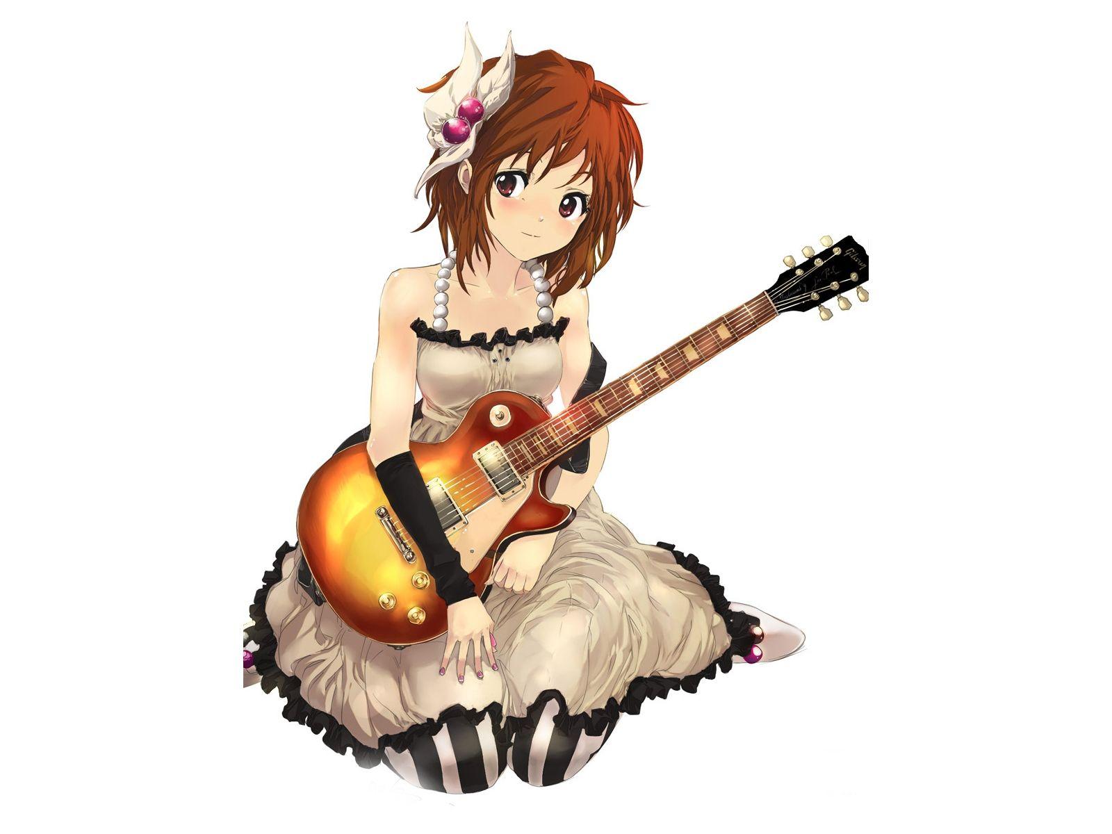 1600x1200 Wallpaper K On! Guitar Anime